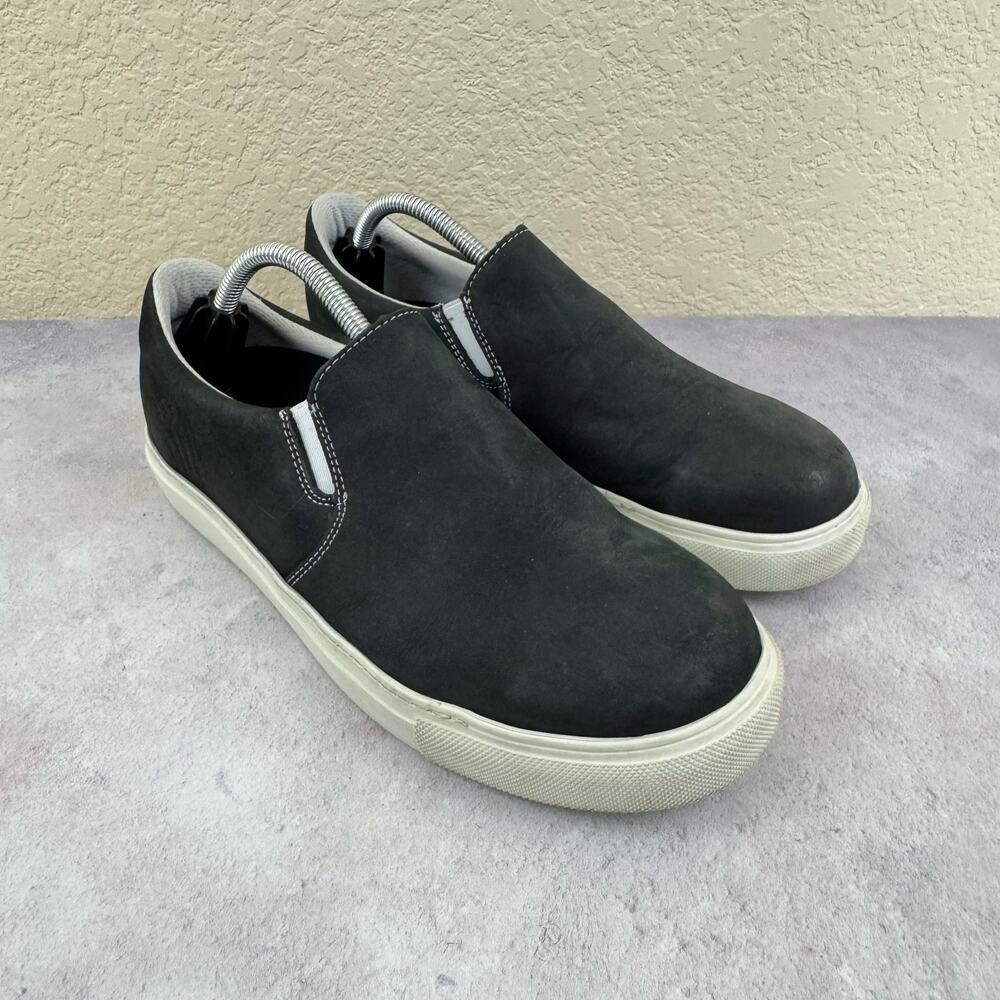 Mellow Walk Jessica Shoes Womens Size 8 E Wide Black Slip On Steel Toe Safety